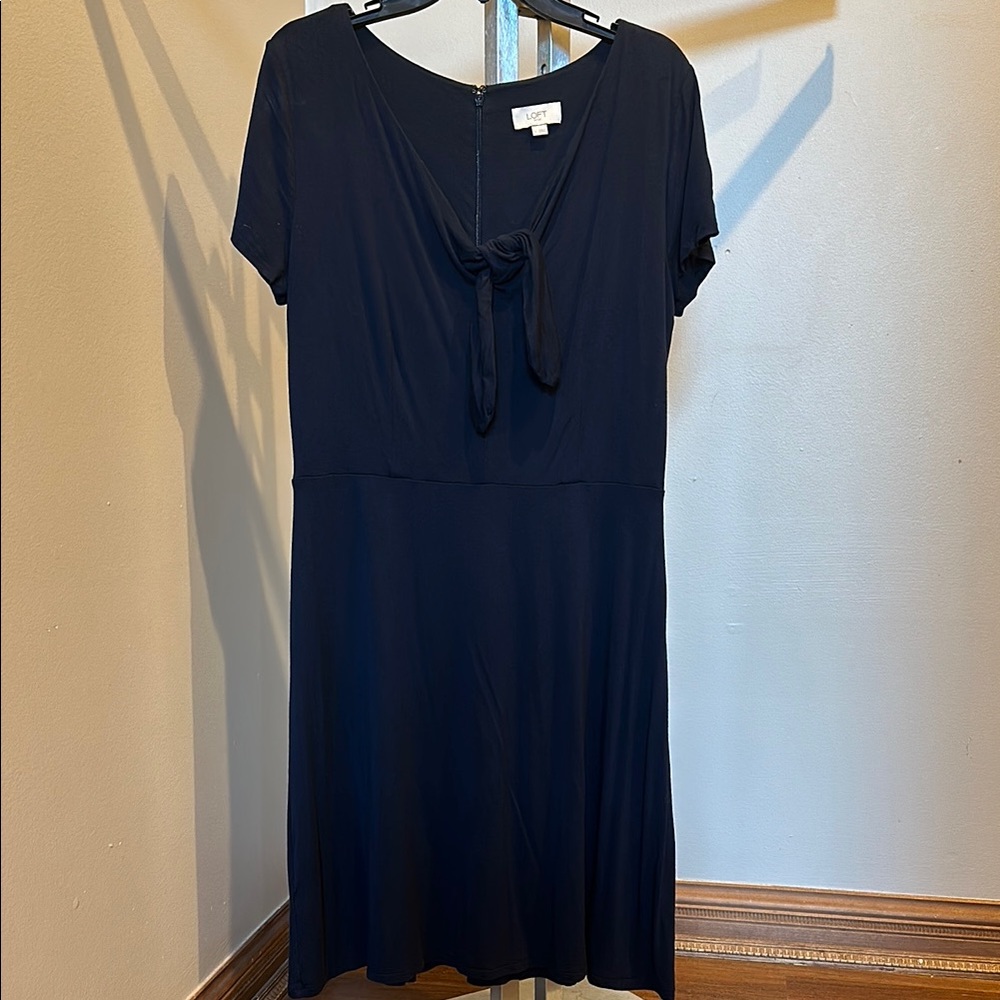 Loft Dress with Tie Front